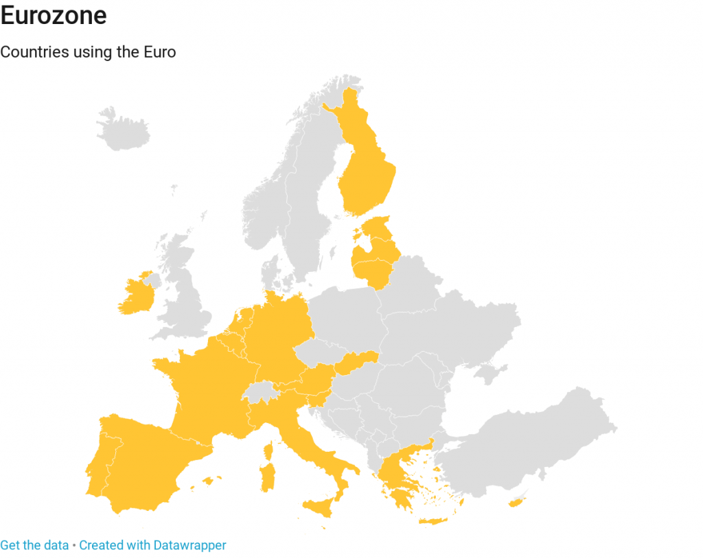 countries in the eurozone